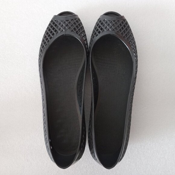 Marc Jacobs Jelly Shoes Blue Low Heel Sandals Size 7.5 - Picture 3 of 7